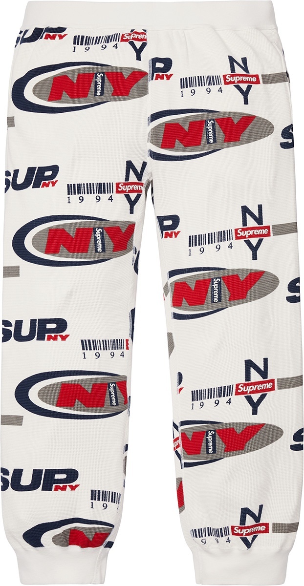 Supreme NY Waffle Thermal Pant view 2